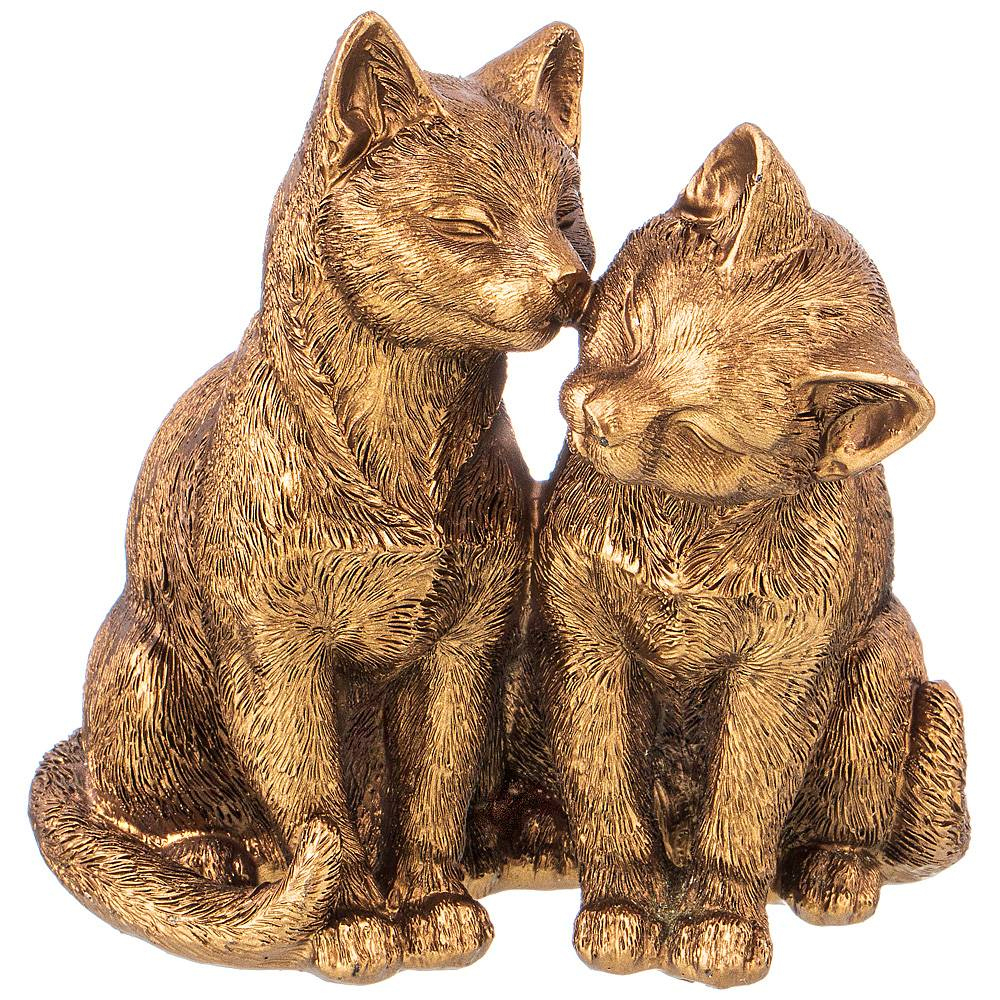 Статуэтка "Кошки" серия Bronze classic, 12,5*10,5*13см
