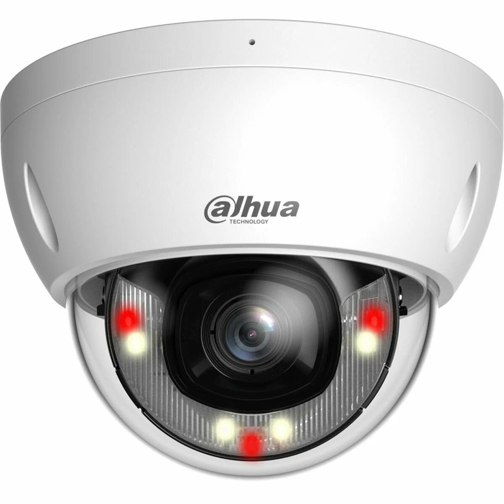 DH-IPC-HDBW1239E1P-A-IL-0360B-S7 Уличная купольная IP-видеокамера с ИК-подсветкой до 30м и LED-подсветкой до 30м