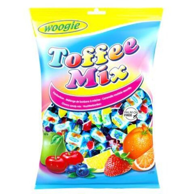 Конфеты жевательные Woogie Toffee Mix ассорти 1000 г (из Финляндии)
