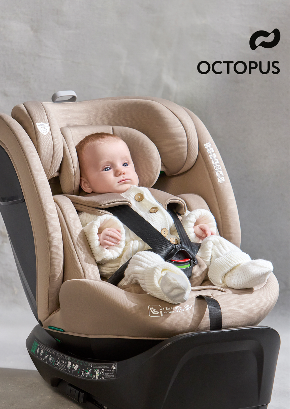 Carrello Автокресло Octopus Deepwater Grey