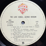 George Benson ‎– The Love Songs (Япония 1986г.)