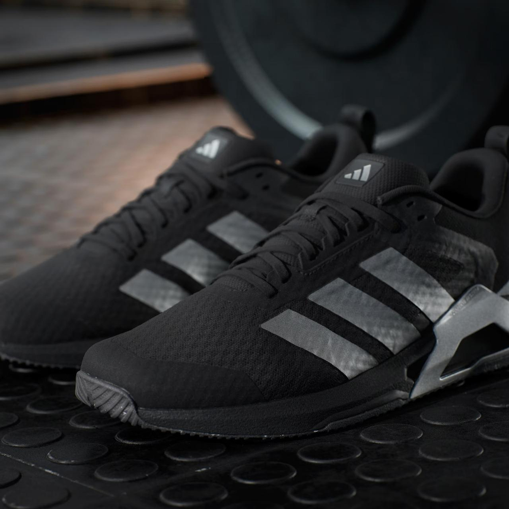 Кроссовки Adidas DROPSET CONTROL (Черно-Серебрянные)