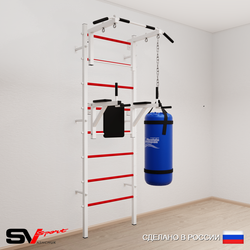 Шведская стенка Sv Sport усиленная 6033 (Турник стандарт/Брусья/Цепь/Мешок 30кг)