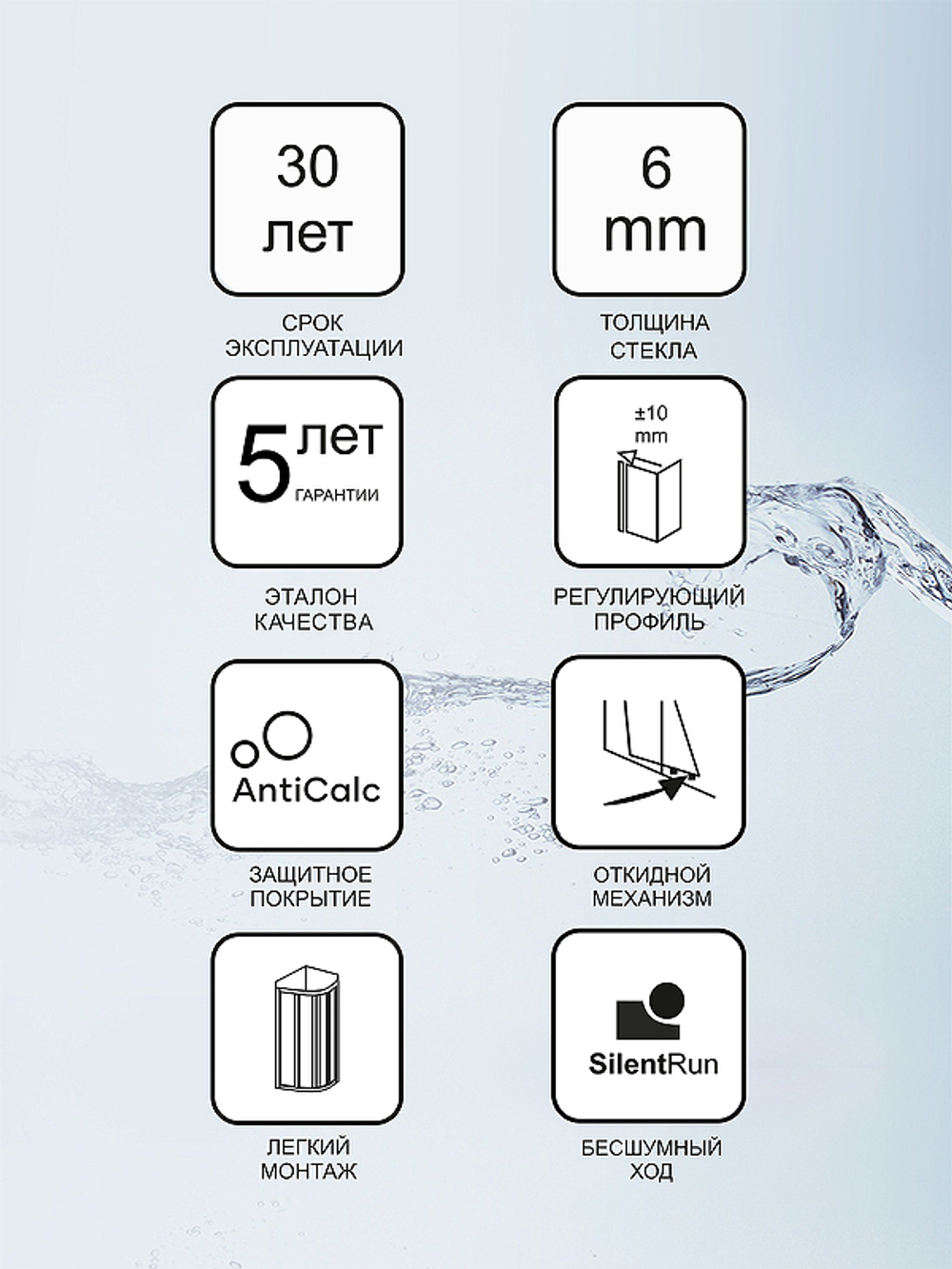 Душевой уголок Ravak Blix BLCP4-80 80x80 3B240100Z1 профиль Белый стекло Transparent