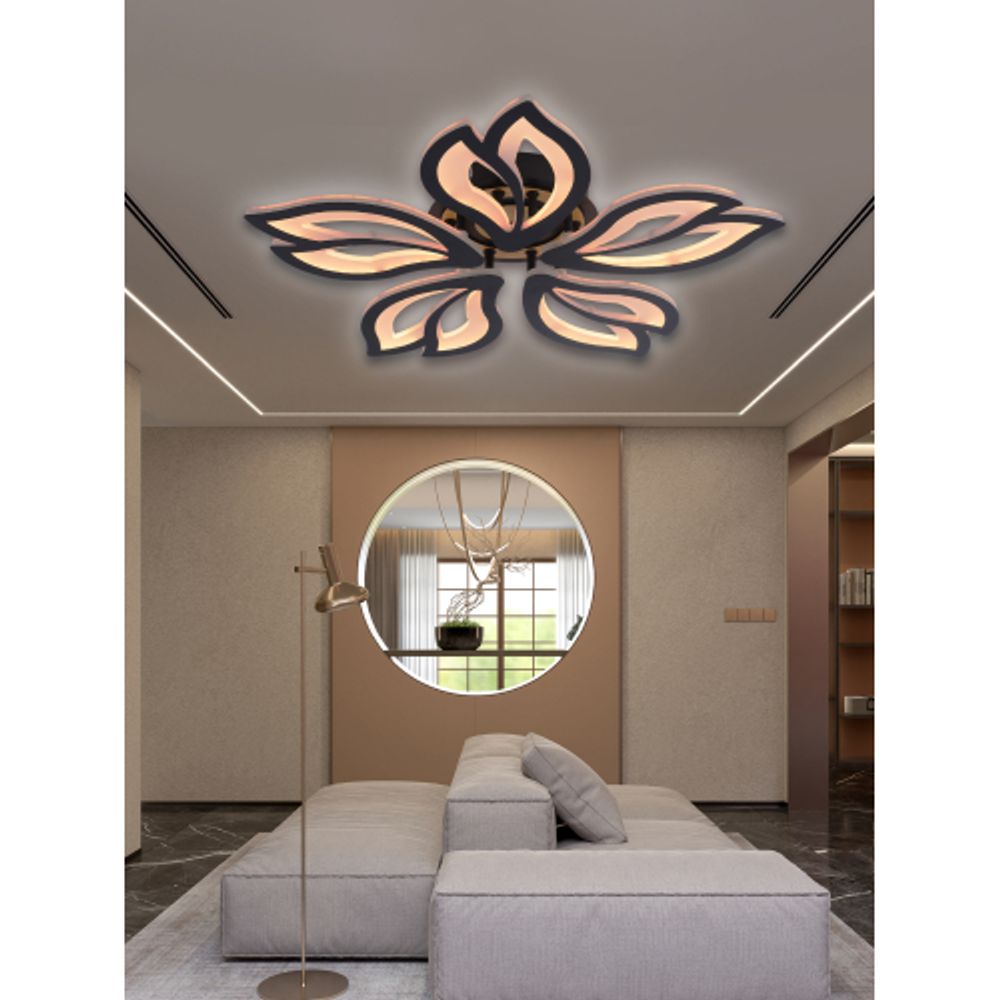 Светильник потолочный светодиодный Rivoli Lana 6195-733 LED 3000-6250К 100 Вт с пультом | Rivoli