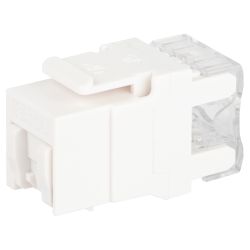 Коннектор ЭРА ОФИС 18-8002-01 RJ45 CAT6 UTP Keystone цвет белый | ЭРА Люки