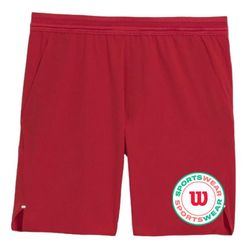 Мужские теннисные шорты Wilson Tournament Pro Short 7" - wilson red