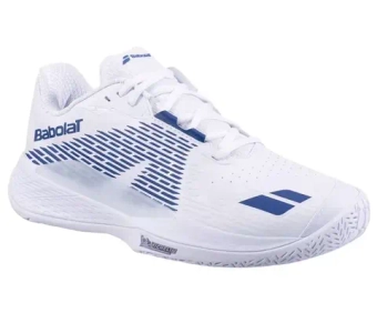 Мужские кроссовки теннисные Babolat Propulse Storm All Court Wide - white/dark blue