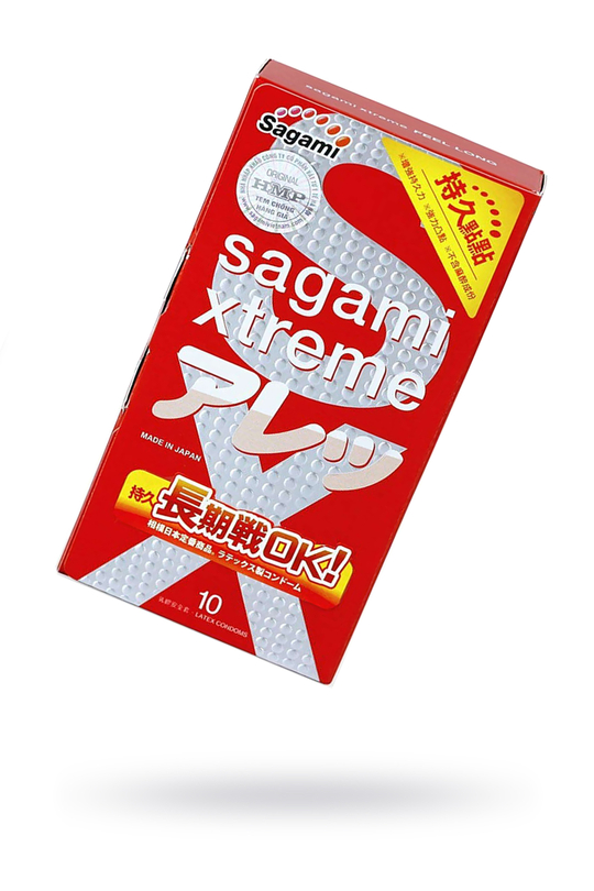 Продлевающие презервативы Sagami Xtreme Feel Long особопрочные, 10 шт