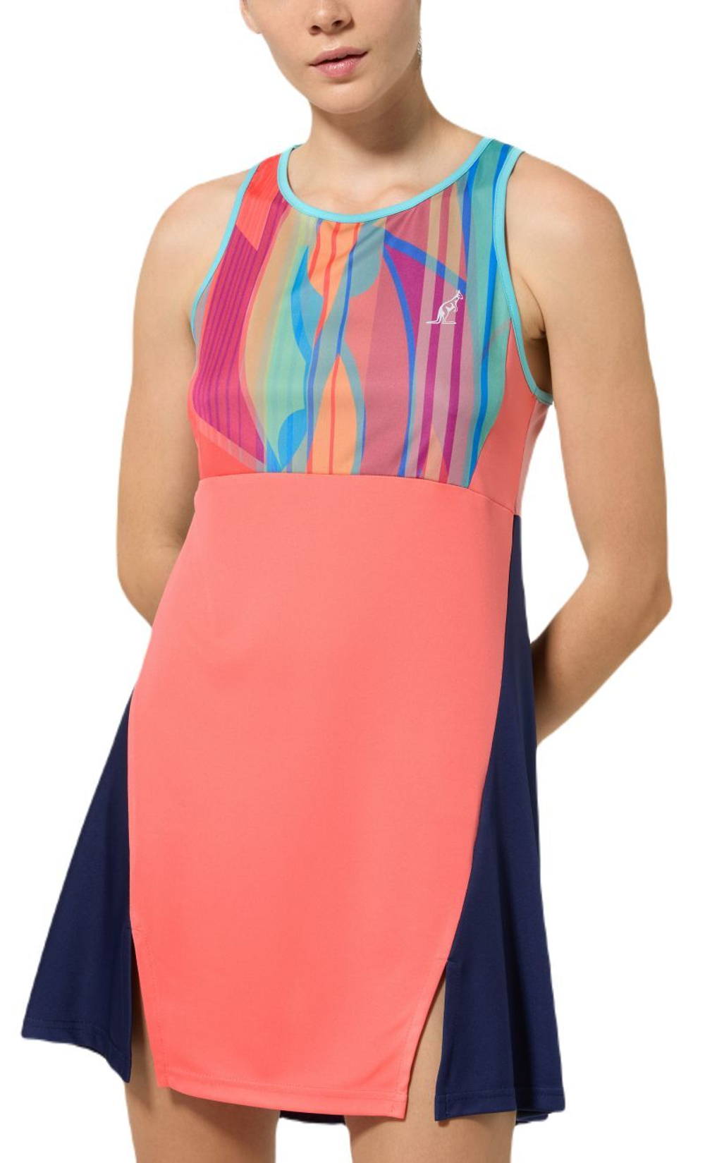 Теннисное платье Australian Ace Sunset Dress - герань