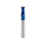 Концевая фреза с плоским торцом 2 зуба, HRC 65, Nano Blue 2,5х7,5х50
