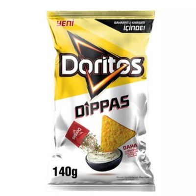 Doritos Dippas Кукурузные чипсы, упаковка для вечеринок, 140 г (3штуки) - Doritos