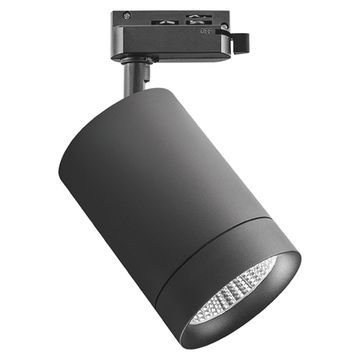 Трековый однофазный светодиодный светильник 303272 черный 3000K 35W Canno Lightstar