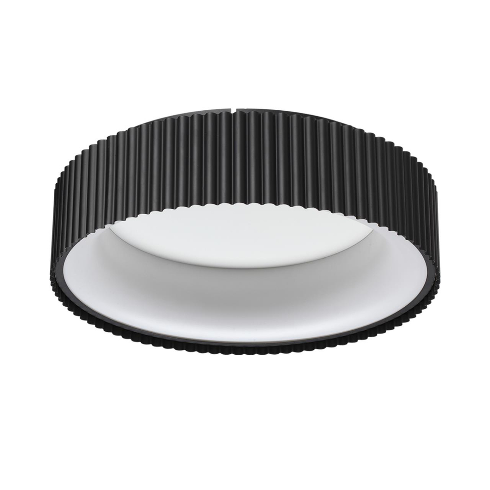 7712/56L AVRA LED SN 574 Светильник металл/акрил/белый/черный LED 56Вт 3000-6500К D460 IP20 пульт ДУ SHARMEL