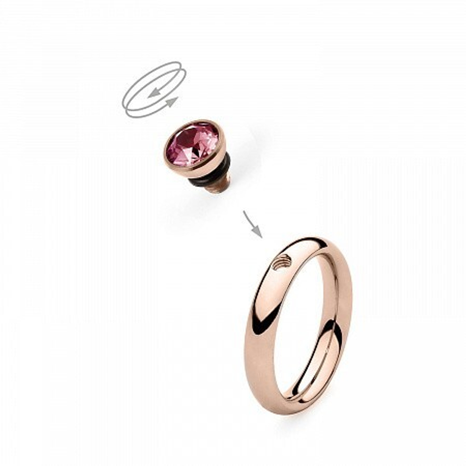 Шарм Qudo Bottone Indian Pink 5 мм 630110 R/RG