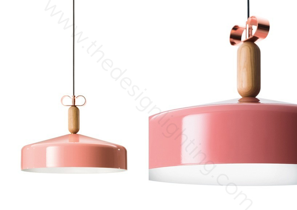Pendant design lamp  Bon Ton N2D1 by YUUE Design Studio (Pink)