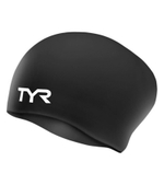 Шапочка для плавания TYR LONG HAIR WRINKLE-FREE SILICONE CAP