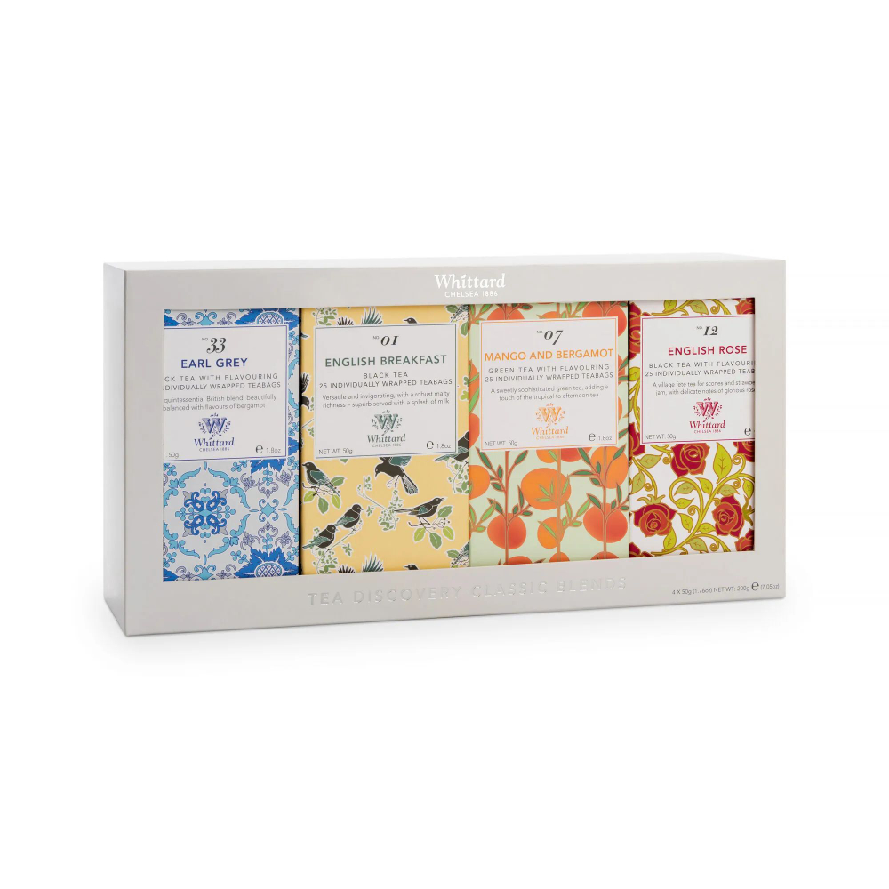 Whittard of Chelsea 1886 Набор чая в пакетиках Tea Discovery Classic Blends Giftset