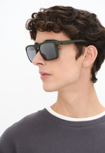 Спортивные очки 100% RENSHAW - Soft Tact Army Green - Black Mirror Lens