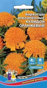 Семена Бархатцы отклоненные Купидон оранжевый 0,2гр (УД) Е/П