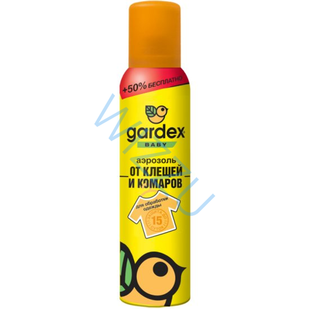 Аэрозоль от клещей и комаров Gardex Baby 150мл