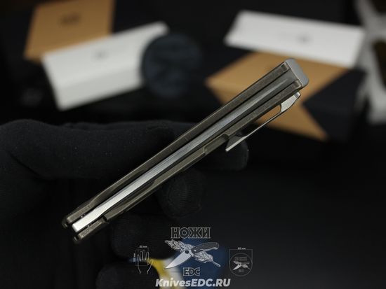 Нож складной WE Knife Speedliner WE22045C-2 сталь клинка CPM-20CV, рукоять титан