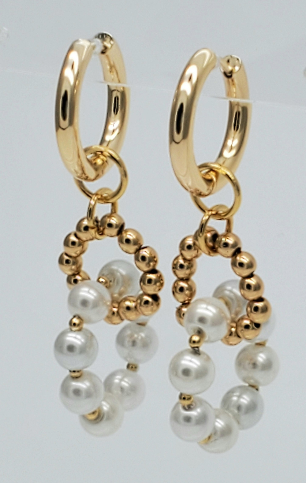 91001116 Серьги SELENA PEARLS