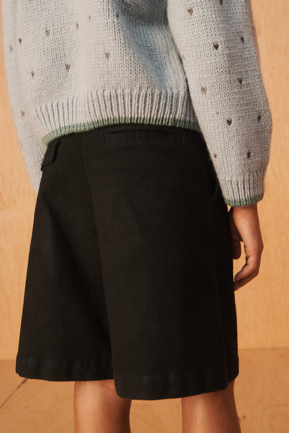 ZARA ШОРТЫ-БЕРМУДЫ - LIMITED EDITION, ЗЕЛЕНЫЙ