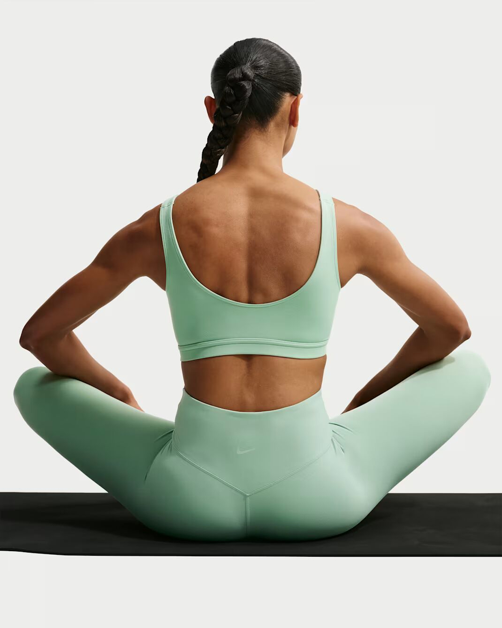 Nike Zenvy Женские лосины с высокой талией, без шва спереди, полной длины - NIKE