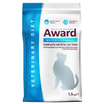 Диетический корм AWARD VETERINARY DIET HYPOALLERGENIC для взрослых кошек при аллергии или пищевой непереносимости 1,5 кг