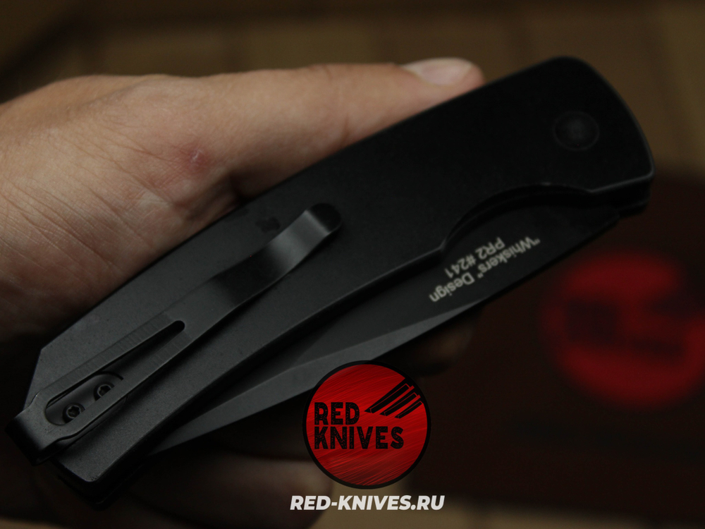 Нож Pro-Tech Magic 2 Whiskers Knives - клинок черный RK/Н8
