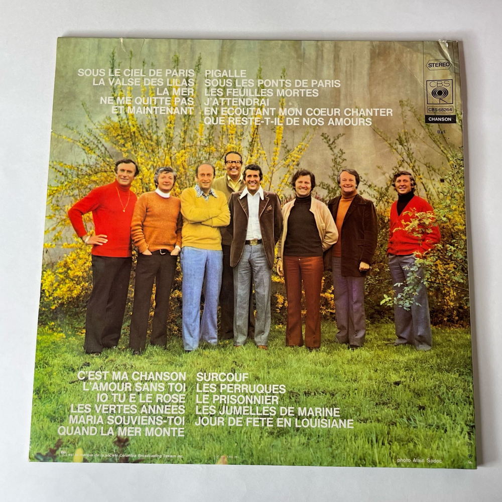 Винтажная виниловая пластинка LP Les Compagnons De La Chanson Vol.1 (Франция 1973)