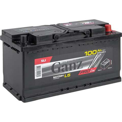 Аккумулятор GANZ PRO-Line DIN 100 А/ч обратный R+ 353x175x190 L5 EN 800 А
