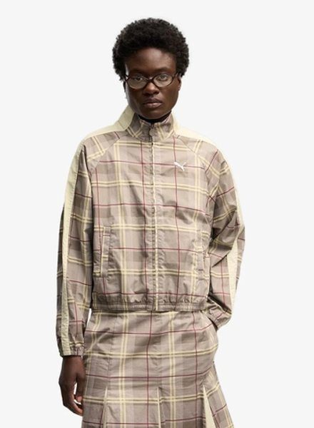 Ветровка женская PUMA T7 Relaxed Tartan Woven Jacket