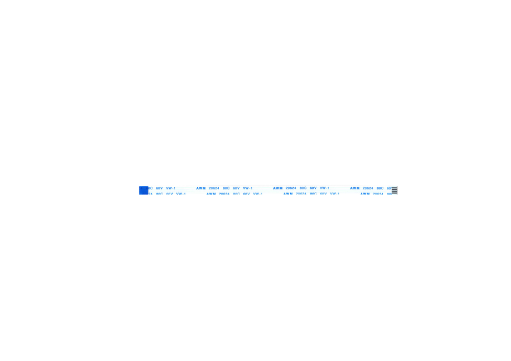 Шлейф 4 pin, 40 см, шаг 1 мм FFC, обратный Б