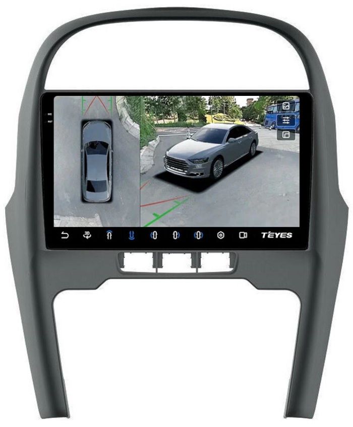 Магнитола для Chery Tiggo 2013-2016 - Teyes CC3-2K-360 на Android 10, Быстрая, 2K QLED, CarPlay, 4G SIM-слот, 4 камеры в комплекте