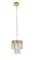 Люстра подвесная NewRgy 2894E/1 GOLD+CLEAR, 40 Вт, золотая и прозрачная