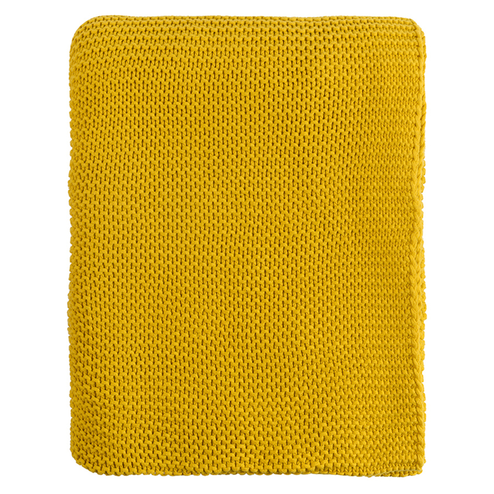 Плед 130х180см Tkano Essential желтый