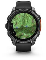 Смарт-часы Garmin Fenix 8 Amoled 47мм Slate Gray с черным силиконовым ремешком, 010-02904-00