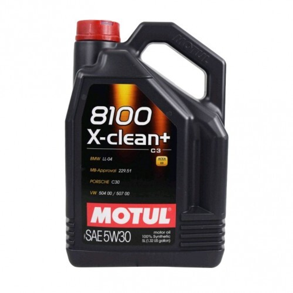 MOTUL Синтетическое масло 8100 X-clean+ SAE 5W30 5л MOTUL 106377