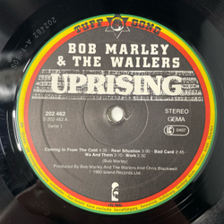 Винтажная виниловая пластинка LP Bob Marley and The Wailers, Uprising (Германия 1980)