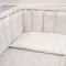 Комплект постельного белья Lollycottons Кролик Лаппин 6 предметов, Серый