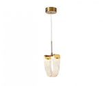 08065-1A,36 Подвес Иста латунь w12*12 h32-200 Led 5W (3000K). ТМ Kink Light