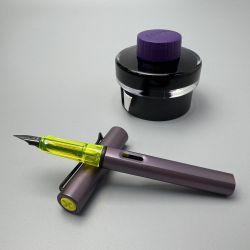 Ручка перьевая Lamy 0A6 Al-star Aubergine с пером F (4039727) 5