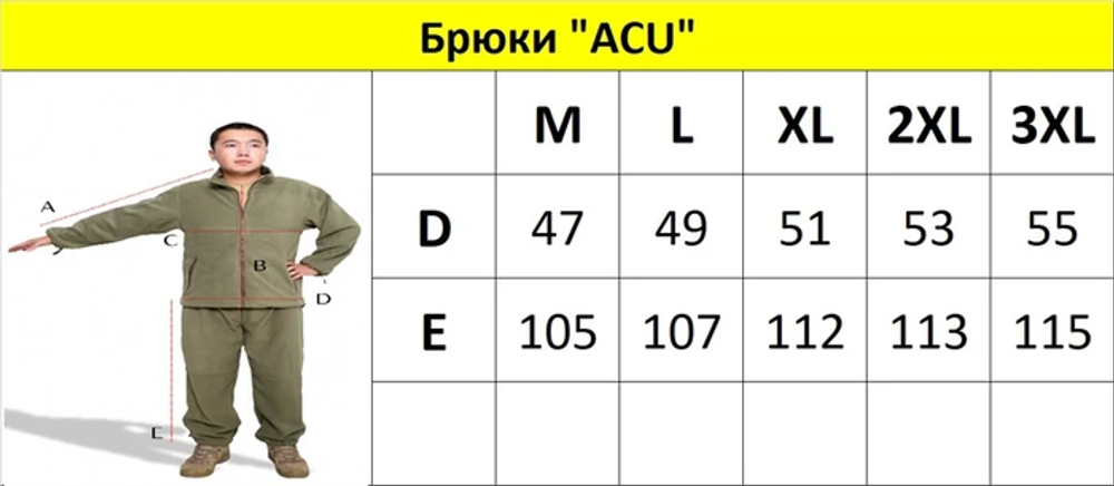 Брюки "ACU"