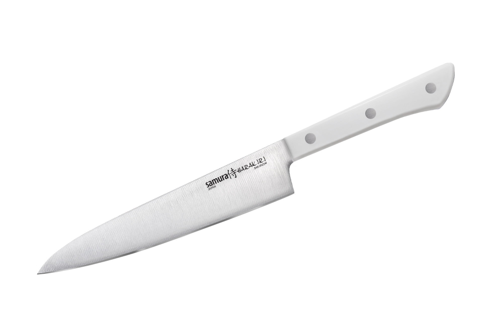 Нож кухонный универсальный 15см Samura Harakiri белая рукоять