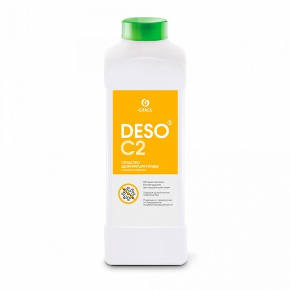 GraSS Дезинфицирующее средство с моющим эффектом DESO C2 1л
