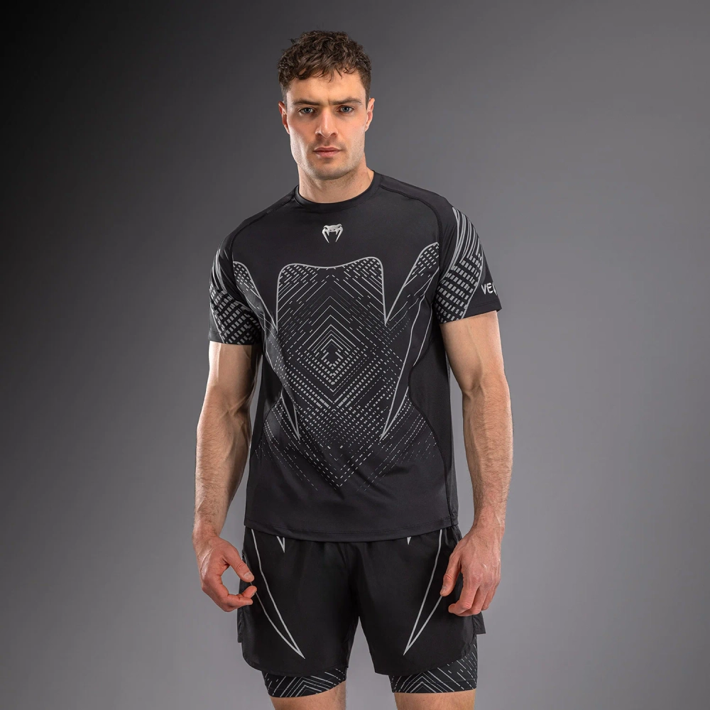 Тренировочная футболка Venum Midnight Fury Black/Grey/Silver