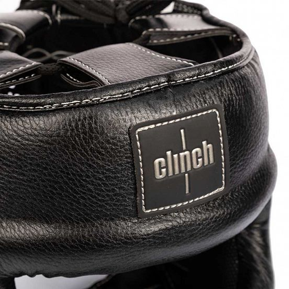 Шлем для единоборств с бампером Clinch Face Guard черно-бронзовый C149