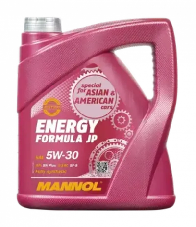 Масло моторное MANNOL 5W-30 Energy Formula JP, API SN Plus, GF-5, 4л, синт.